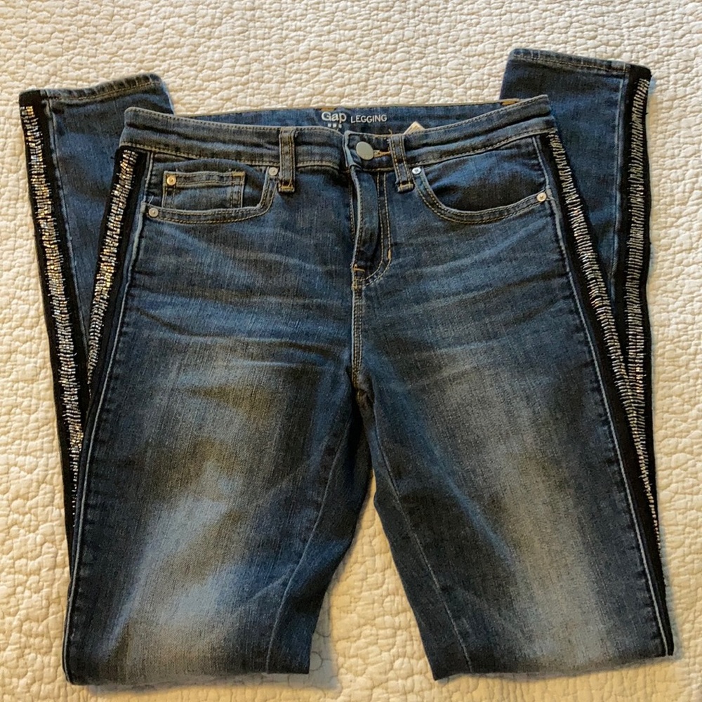 Gap Beaded Legging Jeans
